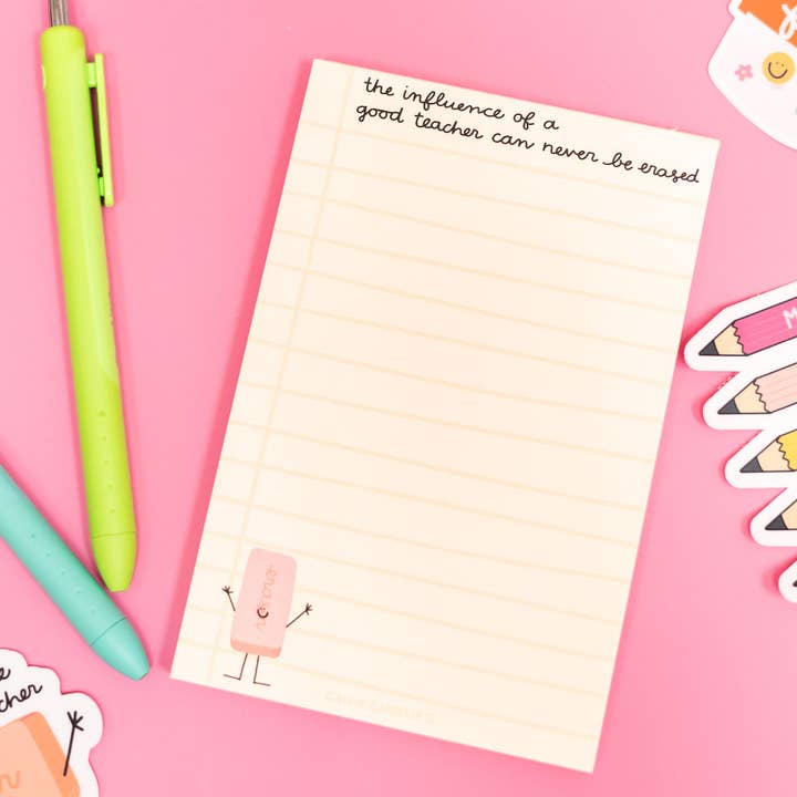 Callie Danielle - Wholesale Notepad - Influence Of A Good Teacher Notepad3