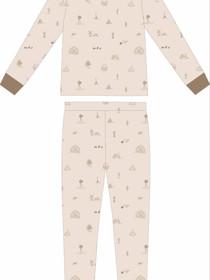 Bleu & Co - Wholesale Lounge Set - Kids - Convertible Two-Way Zipper One Piece | Simple Farm5
