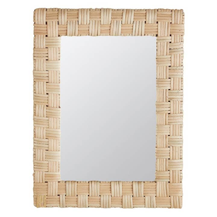 Cane Mirror - Small for wholesale by 47th & Main (Creative Brands)