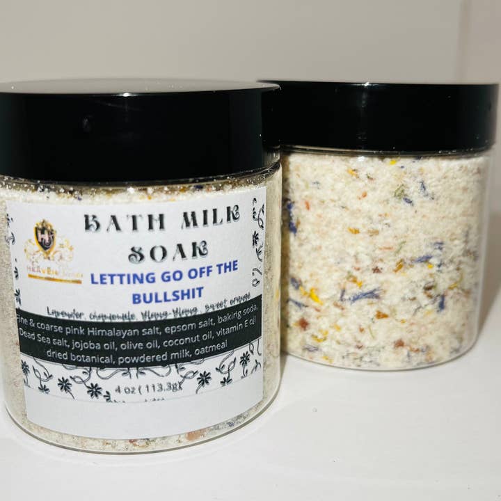 HEAVEN SCENTSS - Wholesale Bath soak/milk - LETTING GO OFF THE BULLSHIT MILK SOAK SALT1
