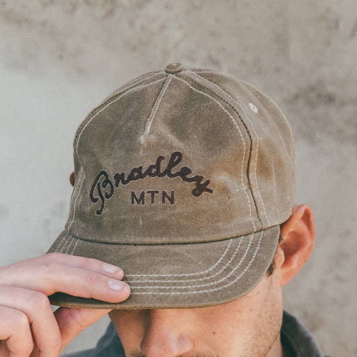 Bradley Mountain – wholesale Baseball cap – Men's – Chainstitch Camper Hat - Field Tan