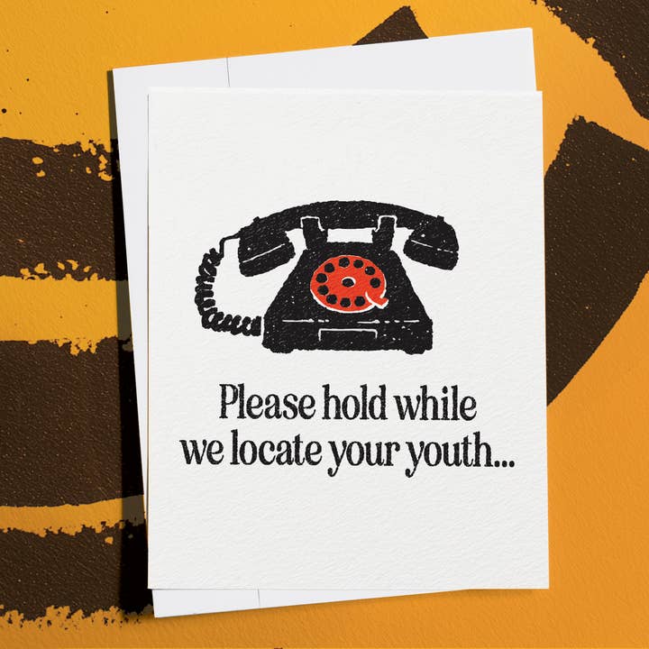 Petty Paper Studio - Wholesale Birthday Card - Locate Your Youth, Snarky Birthday Card1