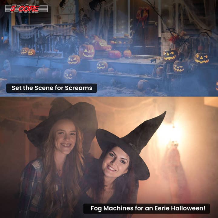 K Cube Inc - Wholesale Decorative Tabletop Object - 5Core Fog Smoke Machine 750W Low Lying 250ml Fog Maker LED6