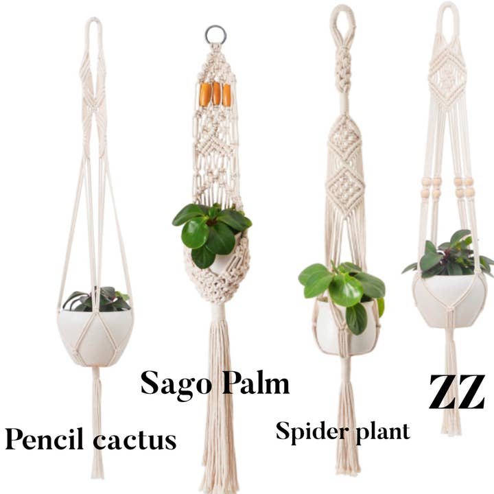 Boho Macrame Planteophæng – Assorterede Design & Perler for engroshandel hos Rainbow Unicorn Birthday Surprise