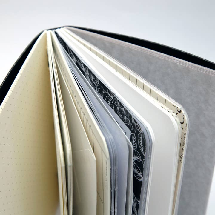 Original Brooks - Wholesale Notebook - Black Handsewn Notebook with Assorted Paper5