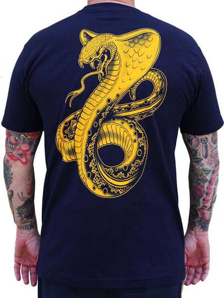 Black Golden Cobra - Men's T-Shirt Graphic Tee for wholesale on Faire0