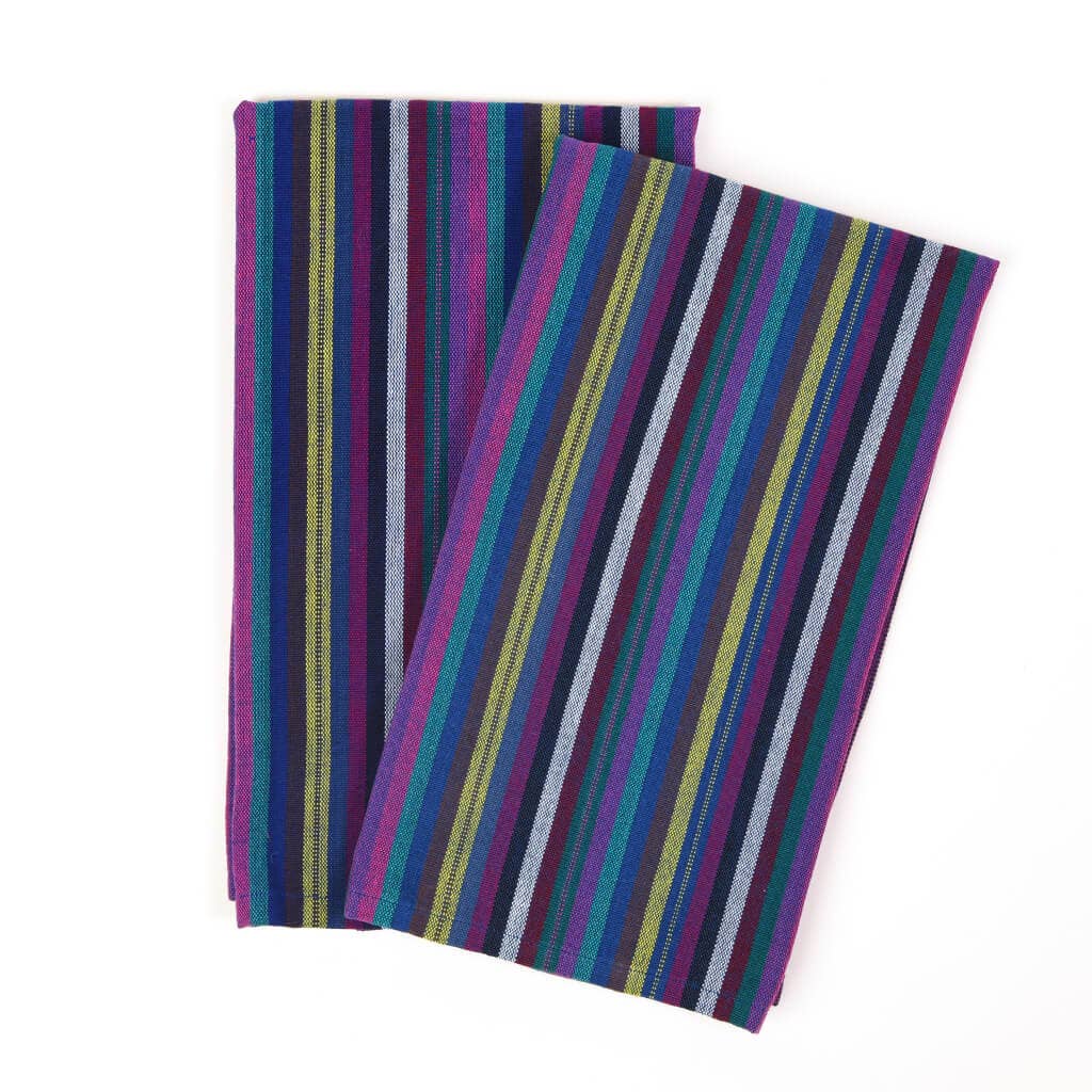 Mayamam Weavers - Wholesale Tea Towel - Hand Woven Guatemalan Kitchen Striped Towel Sets8