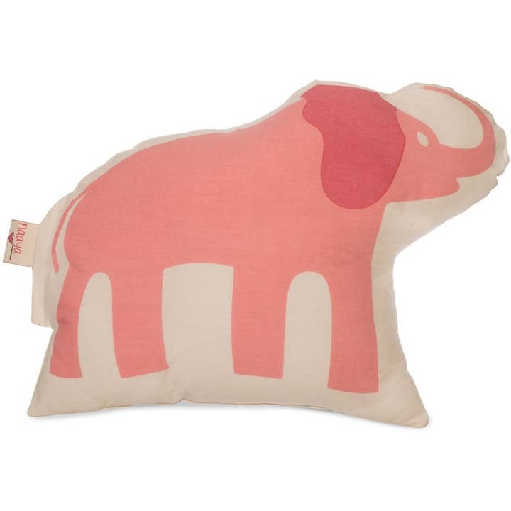 Pink Elephant Cushion - Large for wholesale by Naaya By Moonlight
