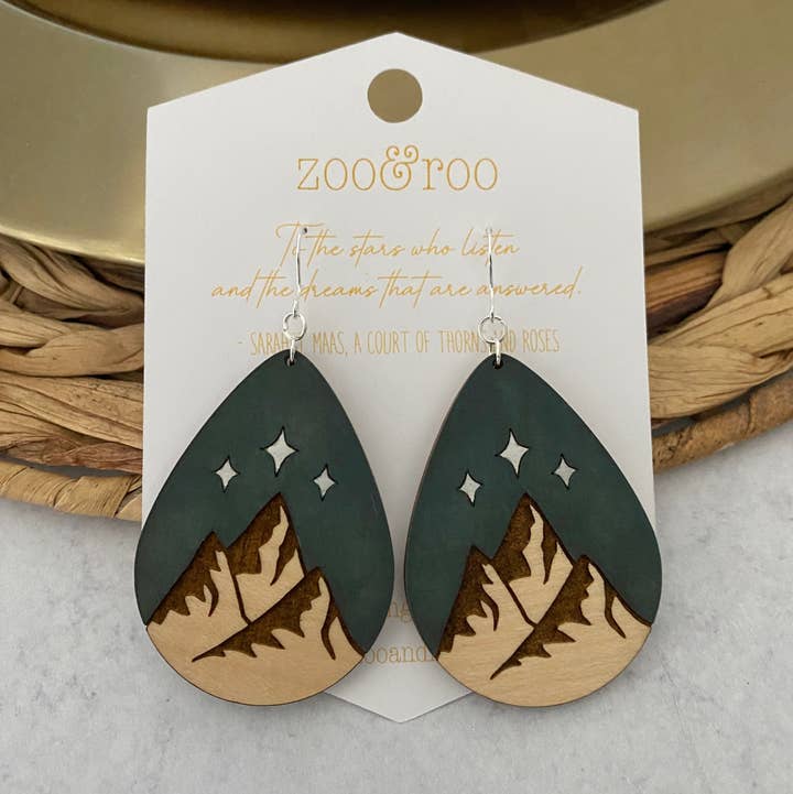 Orecchini Sacred Mountain per la vendita all'ingrosso da parte di zoo&roo