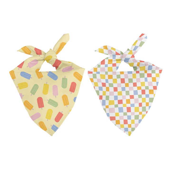 Dog Bandana Co. – wholesale Bandana - Hund – Popsicle Dubbelsidig Slips & Snäpp Hundbandana
