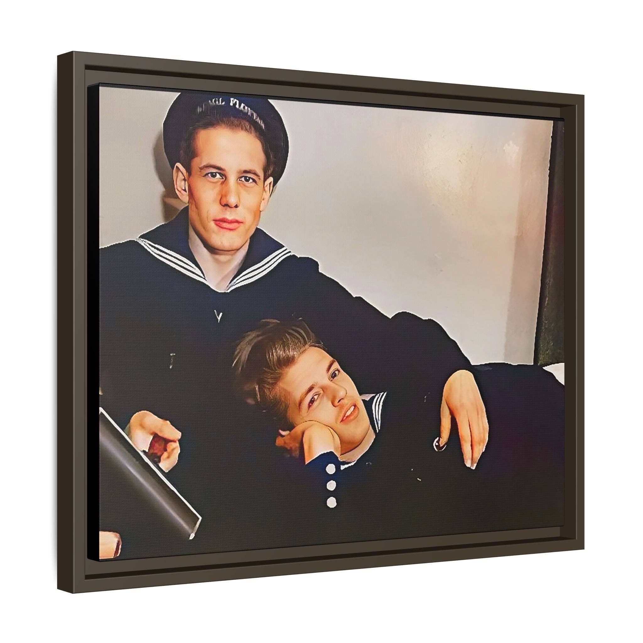 Walt & Pete - Wholesale Photograph - paire 010 | Framed Vintage Photo - Matte Canvas15