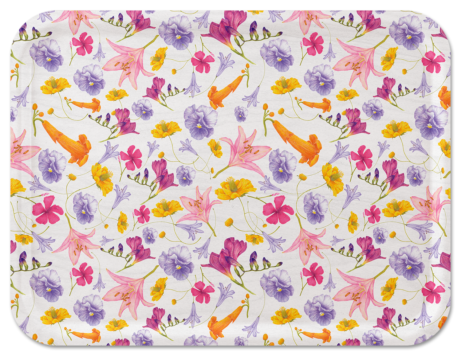 Trays4Us - Vente Plateaux de service - Plateaux botaniques, baleines et crabes sur le thème de la Nouvelle-Angleterre1