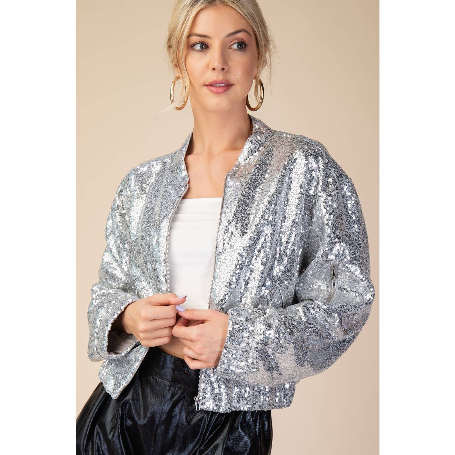 STYLE USA – wholesale Jacka - Dam – Paljettjacka10