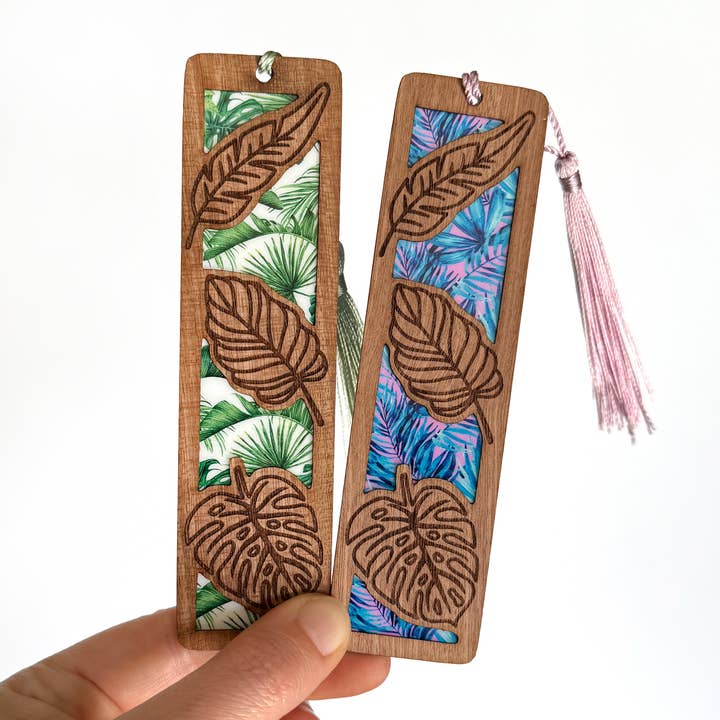 Plant Lover Bookmark with Tassel for wholesale by Art by Sharell