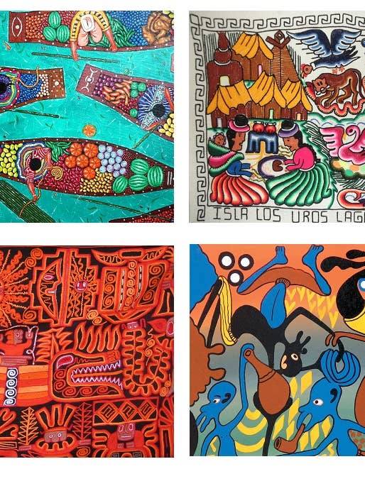 Conjunto de 4 individuais plastificados Étnico por atacado de DB GROUP SRL