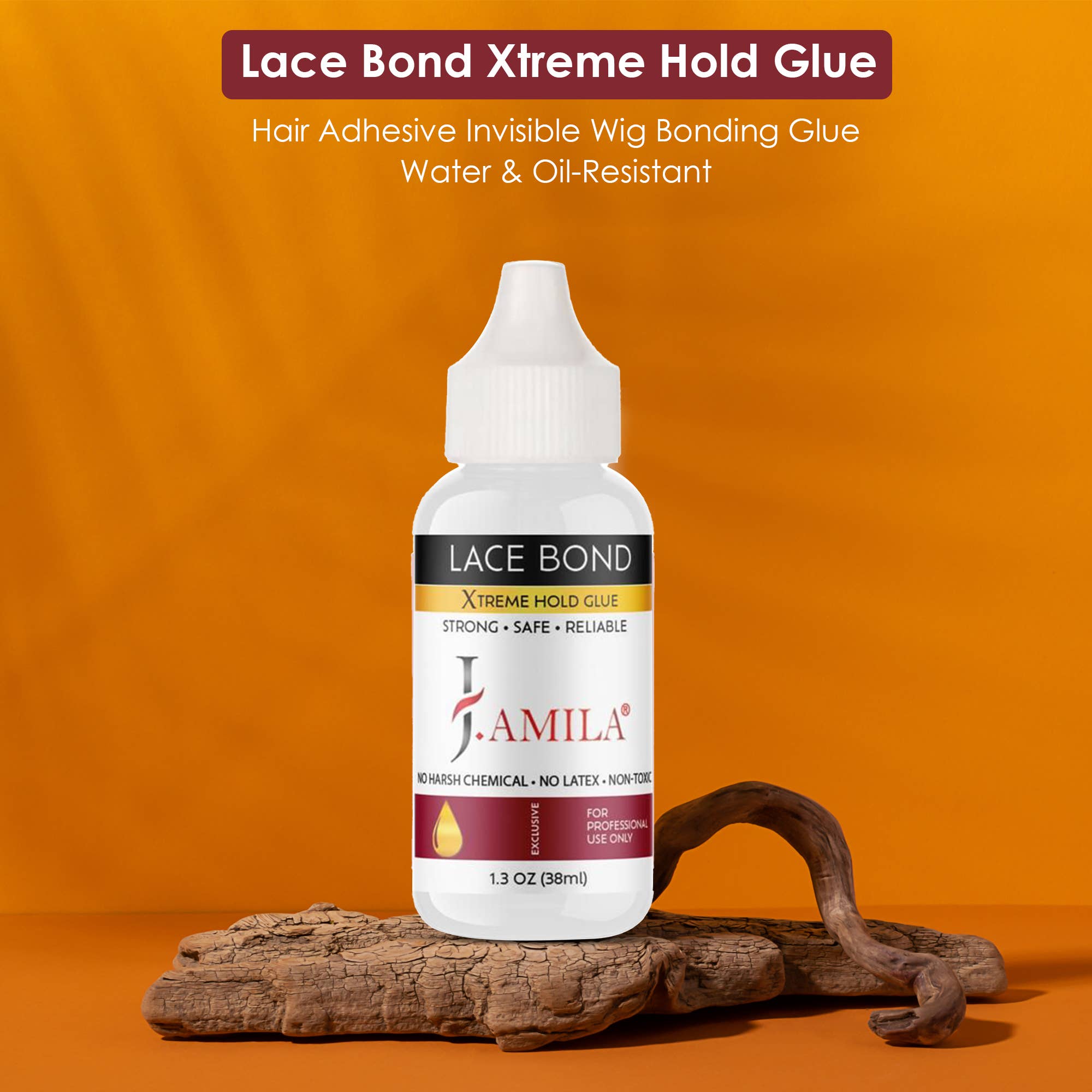 UB BRANDS INC - Wholesale Hair Styling Gel/Mousse - J. Amila Lace Bond Xtreme Hold Glue 1.3oz - Strong & Secure1