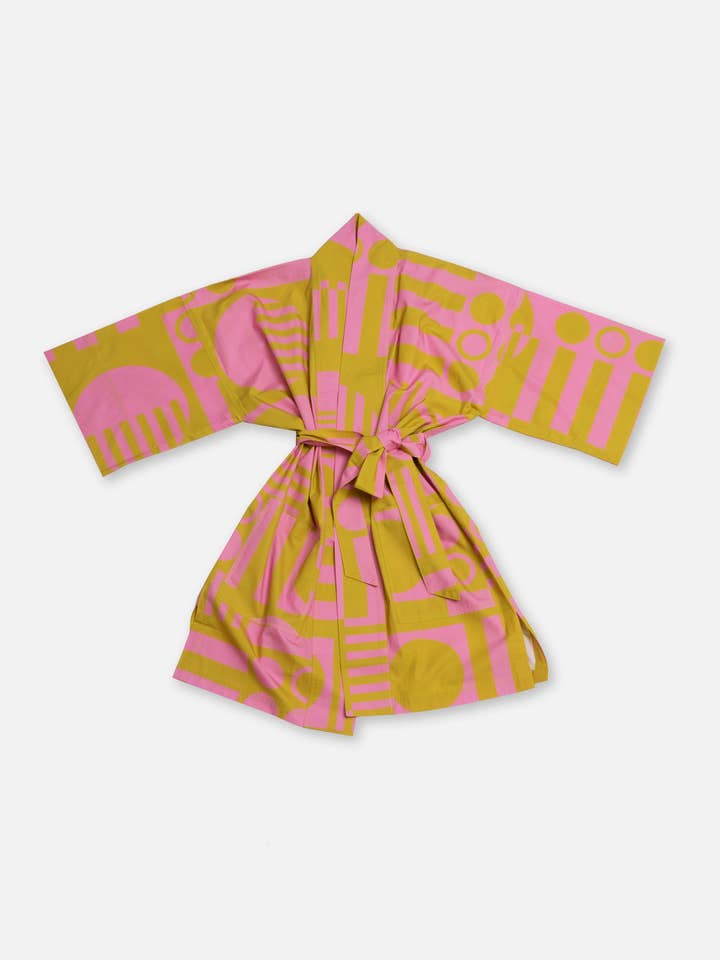 Irregular Sleep Pattern – wholesale Robe – Women's – Paradox Robe in Wasabi