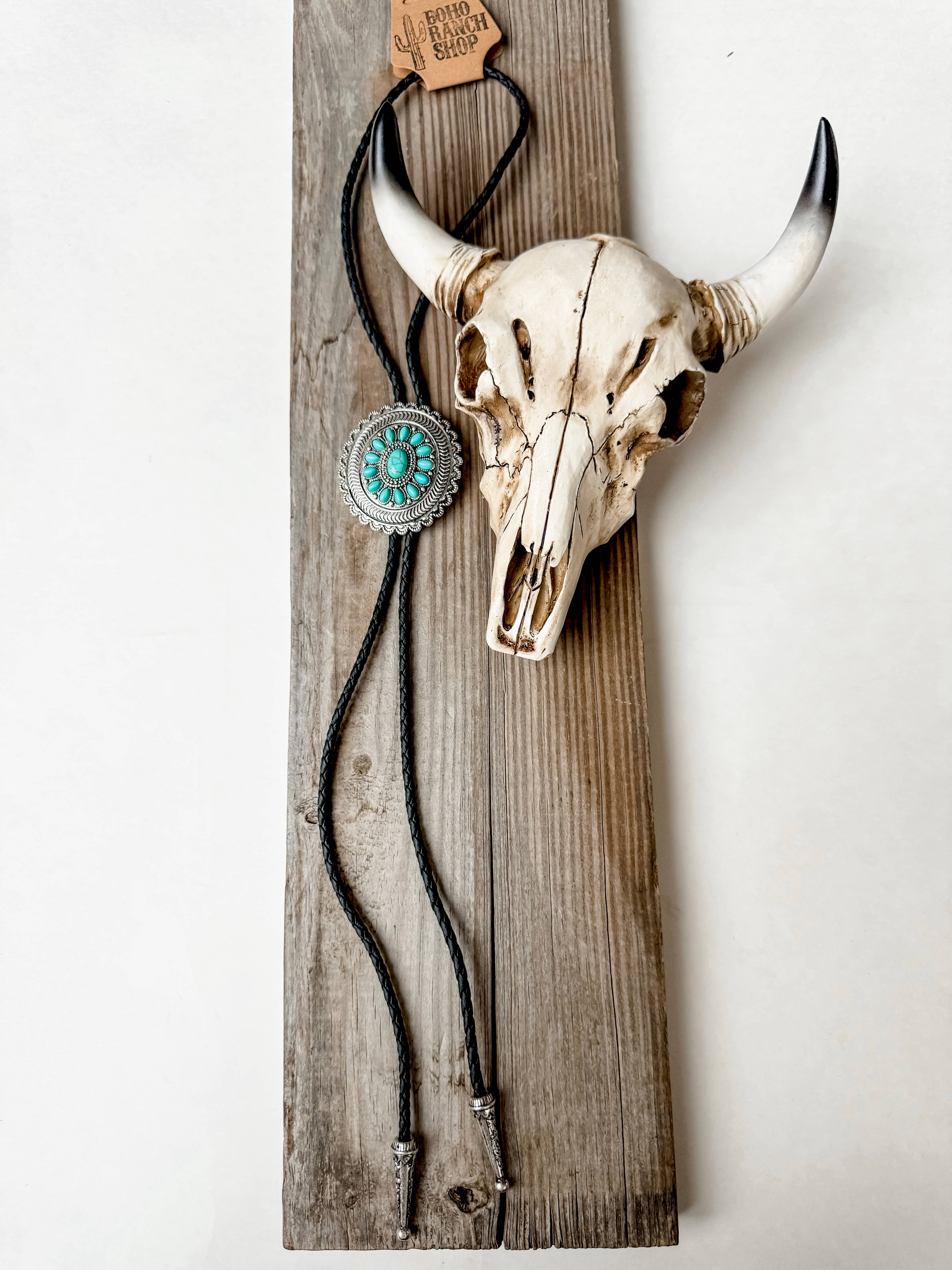 Boho Ranch Shop - Wholesale Pendant/Charm Necklace - Western Bolo Long Pendant Necklace5