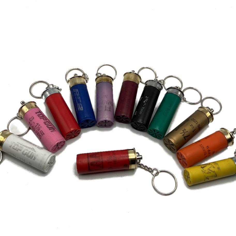 Vermont Cut Coins & 2nd Shot Round - Wholesale Keychain - Unisex - Shotgun Shell Keychains - Many Color Options12