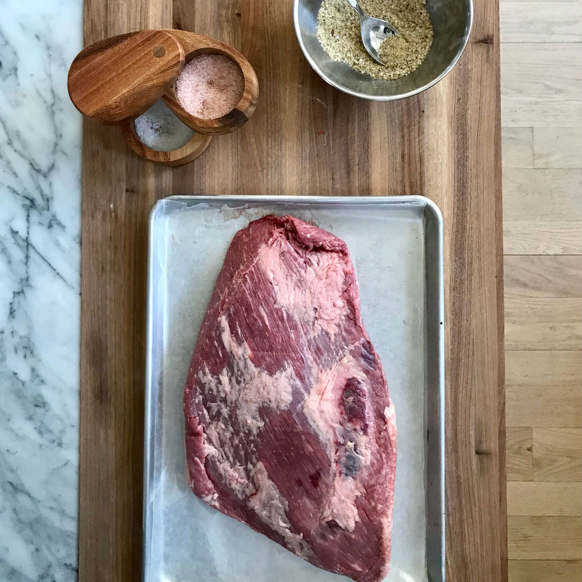 Fox Run Brands - Wholesale Salt Mill - Ironwood Appalachian Salt Cellar, Acacia, 4" x 4" x 2.5"3