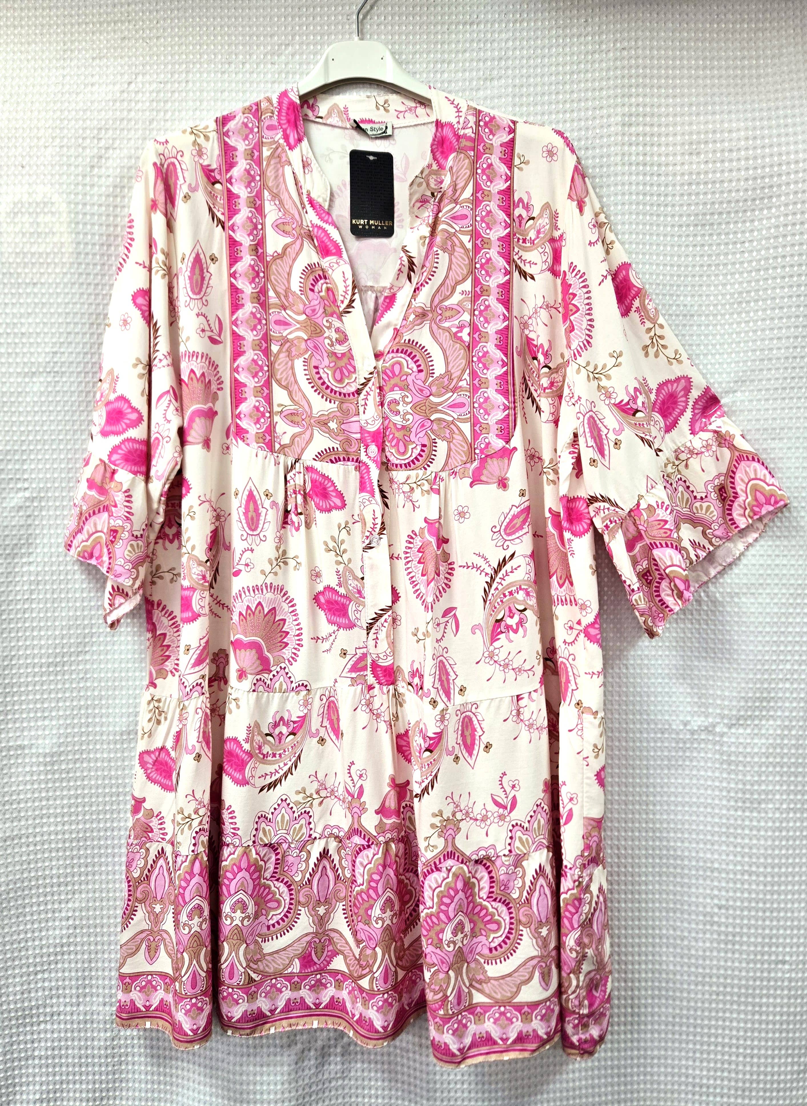 Kurt Muller - Vente Robe – femme - Tunique style blouse à imprimé baroque2