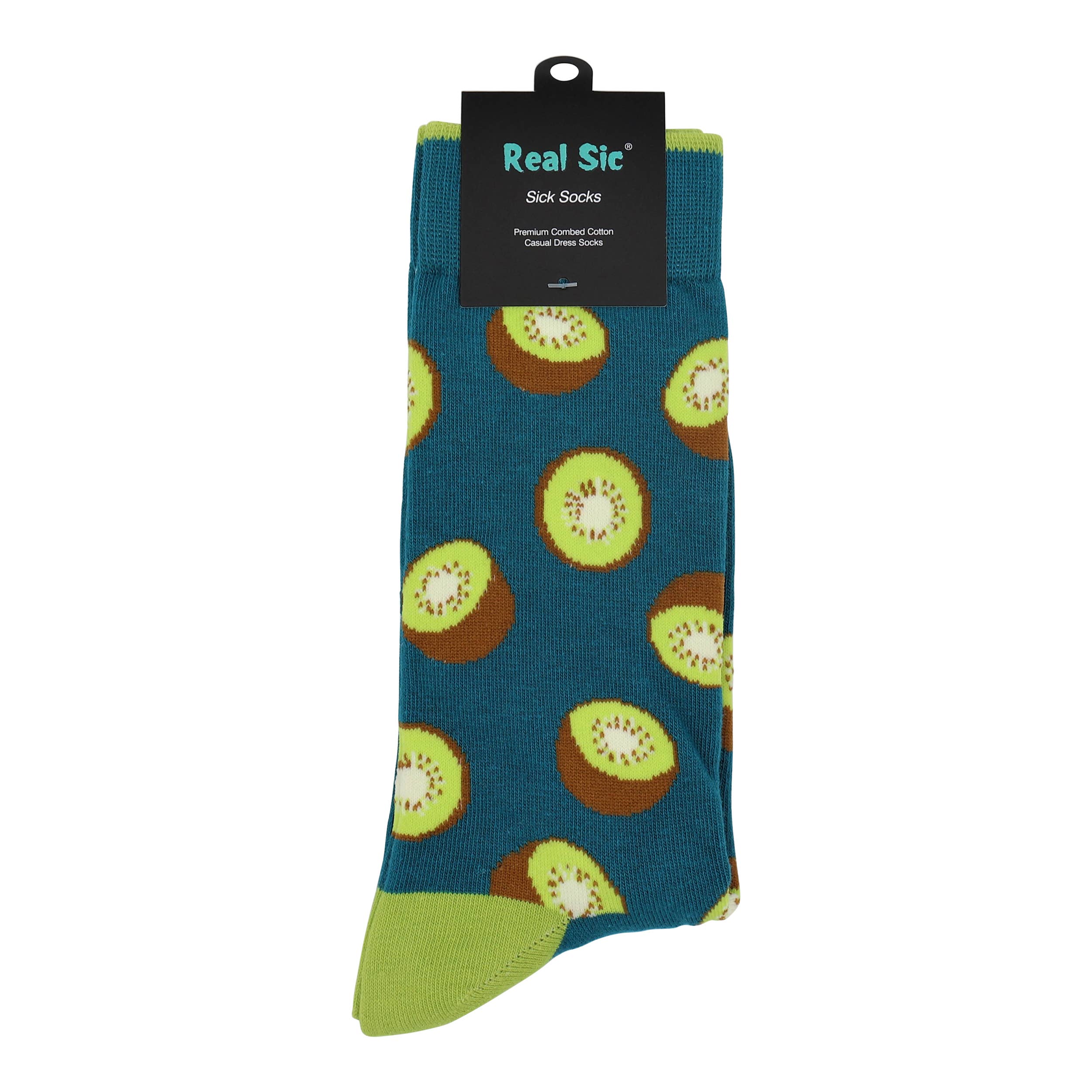 Real Sic - Wholesale Socks - Unisex - Sick Socks - Kiwi - Delicious Farm Fruits Casual Socks2