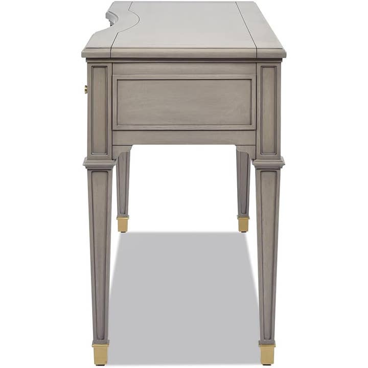 Jennifer Taylor Home - Wholesale Console Table - Dauphin 55" 3-Drawer Wood Executive Desk