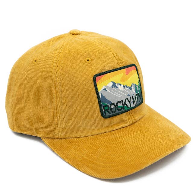 Chapeau de parc national - Casquette en velours côtelé Rocky Mountain pour la vente par ParkHats