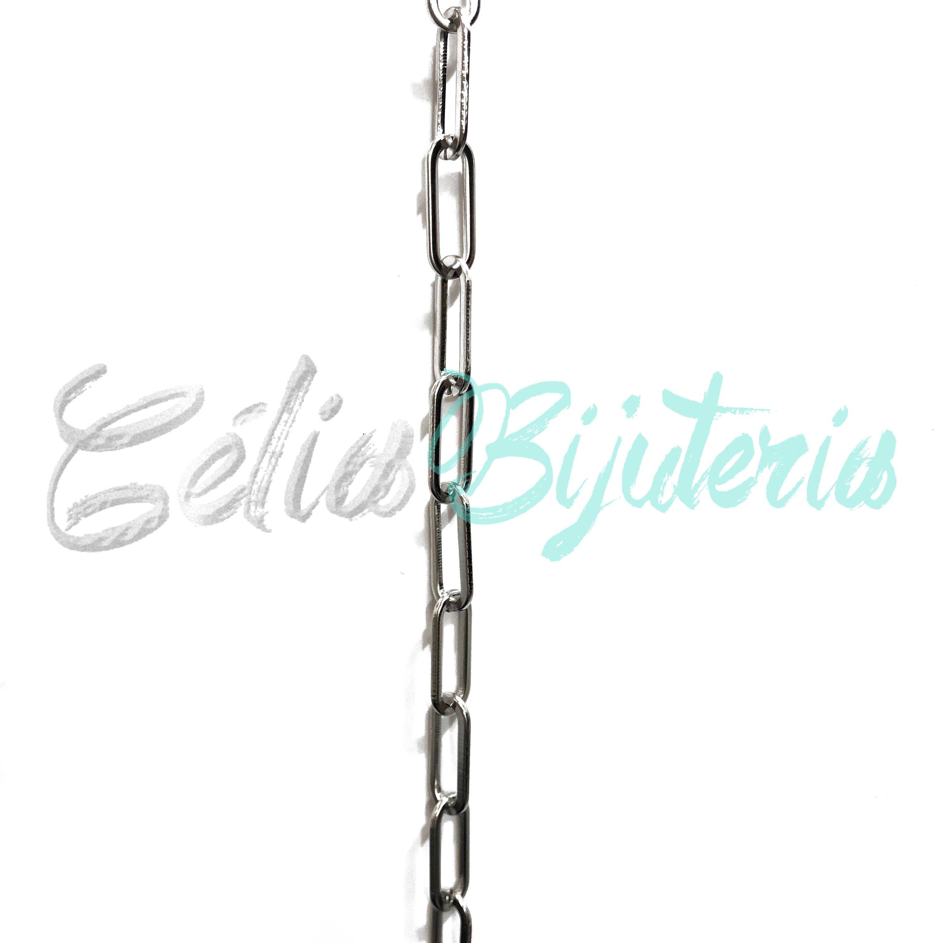 Celli Biju - Wholesale Link & Chain Necklace - Stainless Steel Current per Meter2
