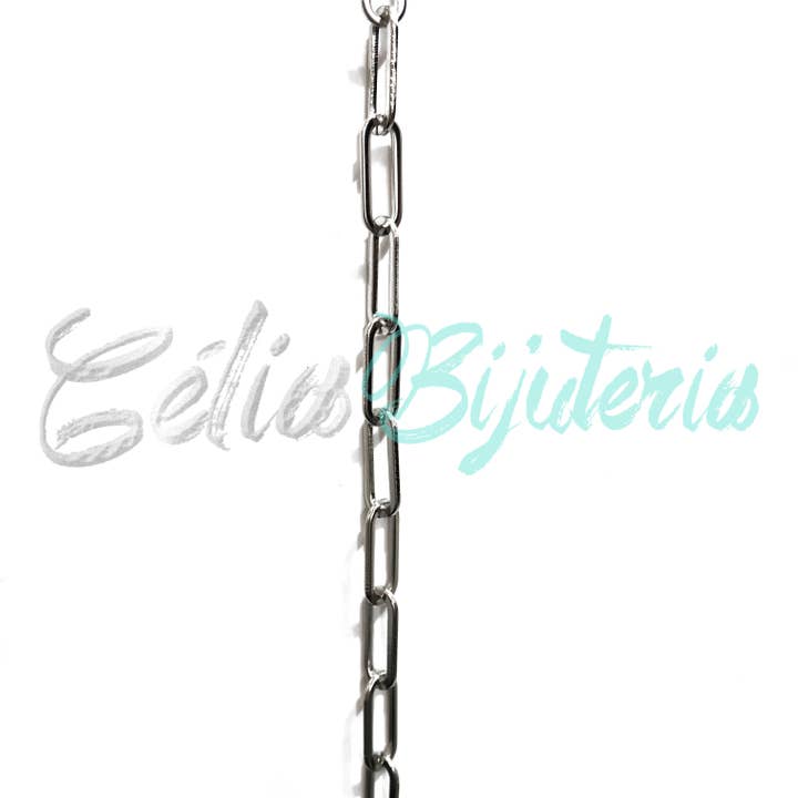 Celli Biju - Wholesale Link & Chain Necklace - Stainless Steel Current per Meter2