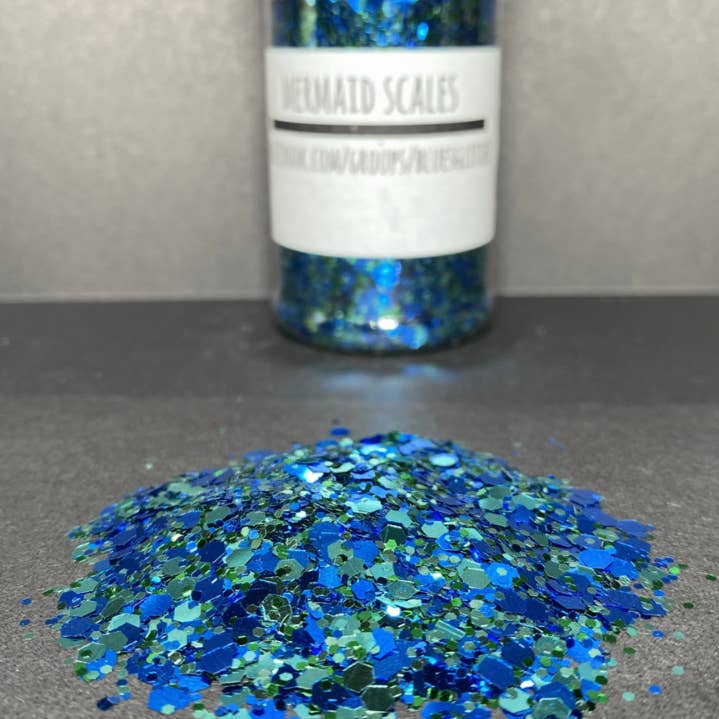Blue's Glitter-The Remixes (chunky)-Mermaid Scales for wholesale by BG & Accessories