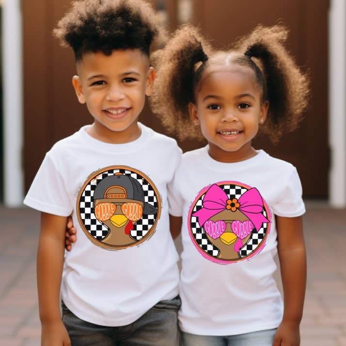 Gobble Boy Version DTF or Sublimation Transfer for wholesale by Sweet and Sassy Tees