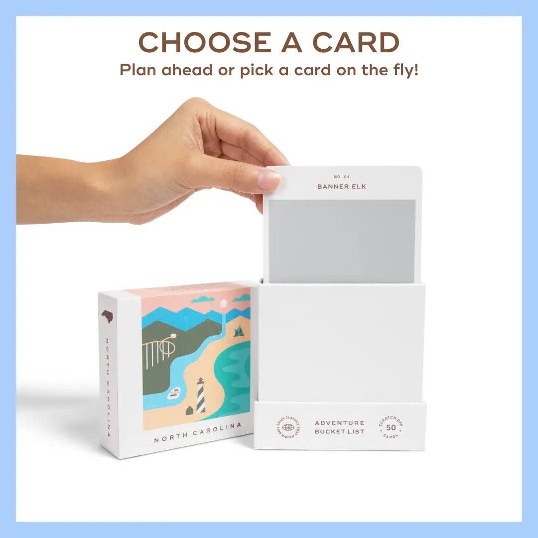 Reach International Outfitters - Wholesale Card Game - North Carolina Adventure Bucket List5