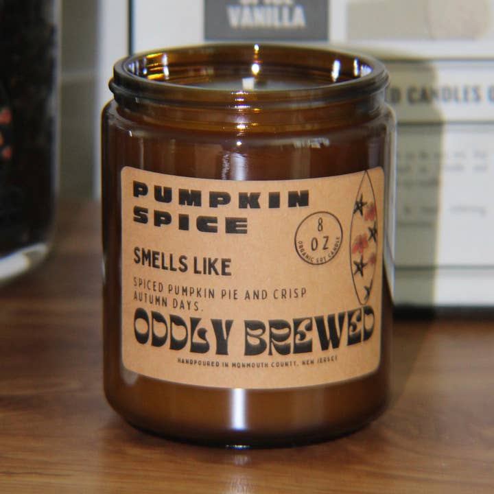 Oddly Brewed - Wholesale Jar/Filled Candle - Pumpkin Spice Soy Candle