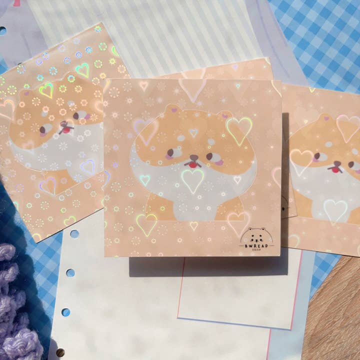 Bwread Shop - Wholesale Sticker - Cute Side Eye Shiba Sticker1