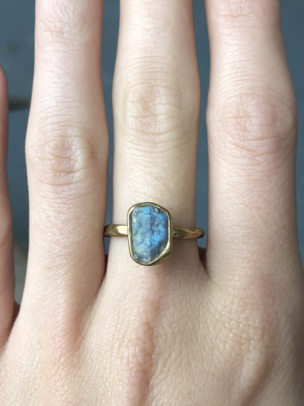 Emilie Shapiro Jewelry - Wholesale Single Stone/Solitaire Ring - Guardian Ring - Labradorite1