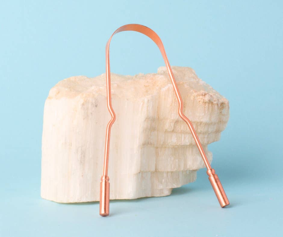 MamaP - Vente Gratte-langues - MaMap Grattoir à Langue Cuivre