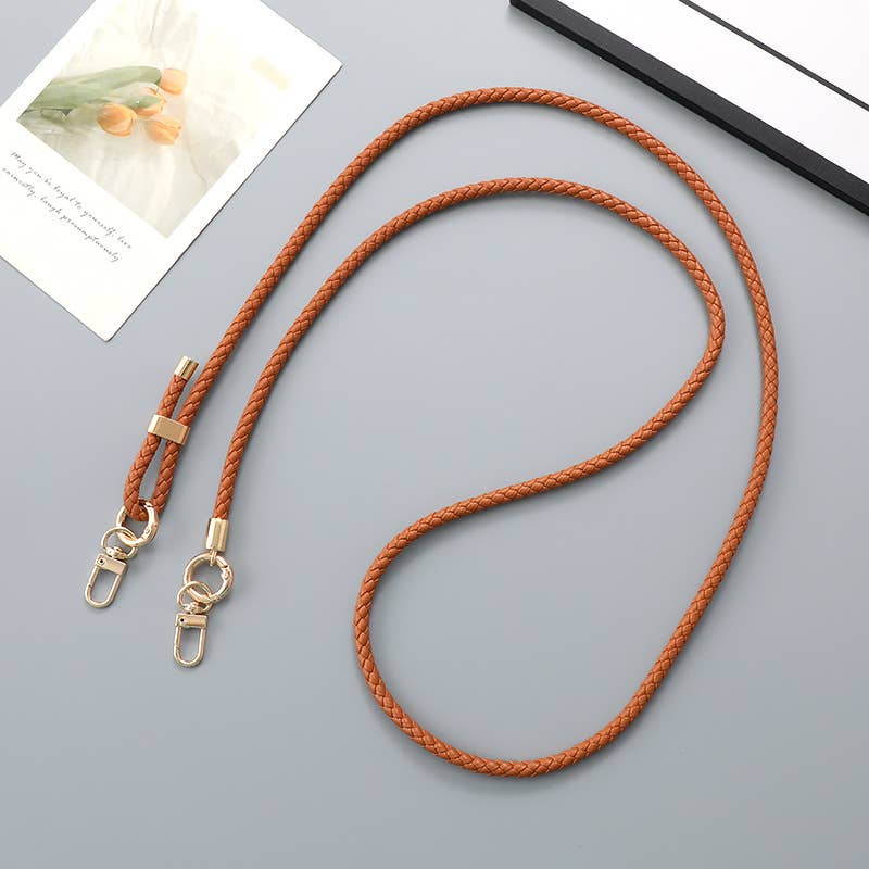 MKS America - Wholesale Phonecase Strap - New Adjustable Woven Leather Crossbody Phone Strap5