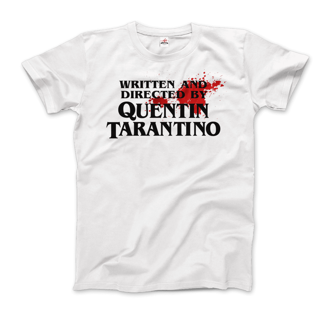 Art-O-Rama Shop - Wholesale Screen Printed T-Shirt - Women's - Written and Directed by Quentin Tarantino (Bloodstained) T-Shirt15