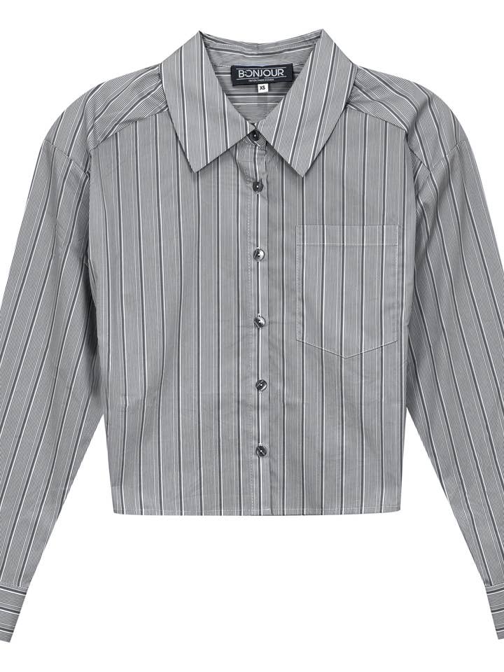 Beskåret Stribet Bluse for engroshandel hos Hush.Shop