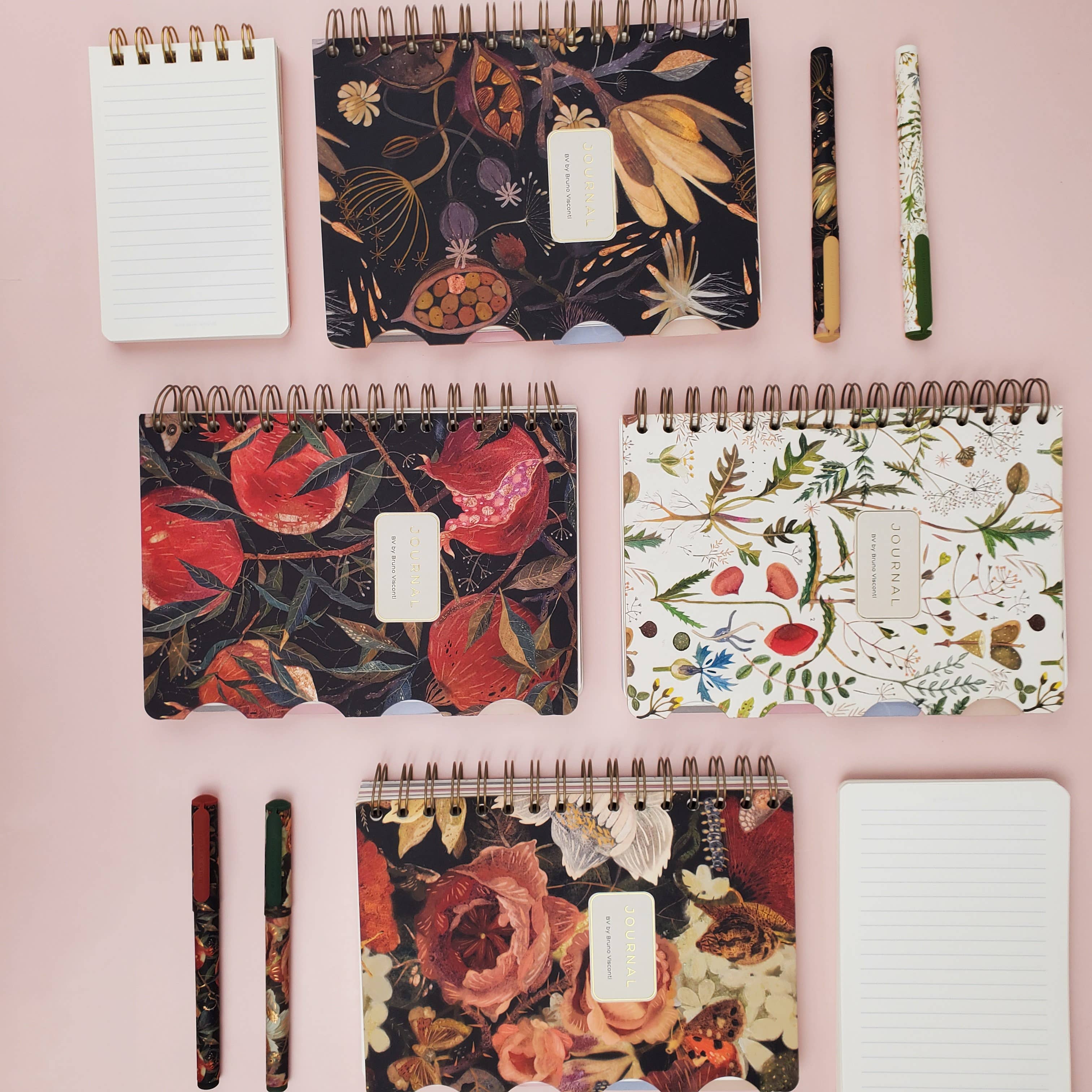 BV by Bruno Visconti - Wholesale Journal/Diary - Art Journal A5 - Greens and Flowers5