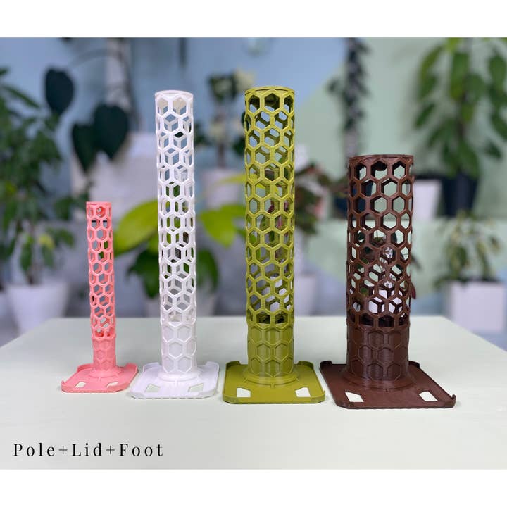 OrchidBox - Wholesale Garden Tool - 1.44″Φ/Small V7 Designer Modular Moss Poles for Plants