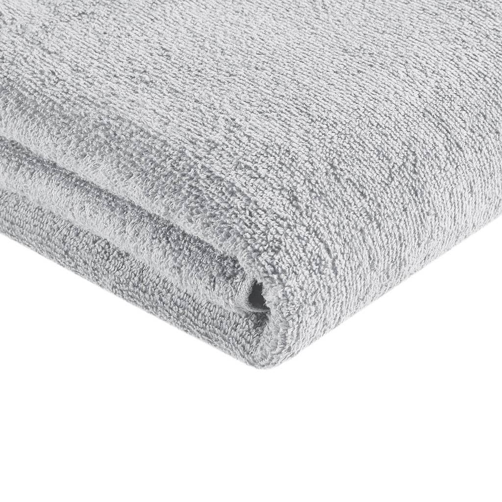 Olliix - Wholesale Towel Set - Cotton Quick Dry Antimicrobial 12-Piece Bath Towel Set, Grey3