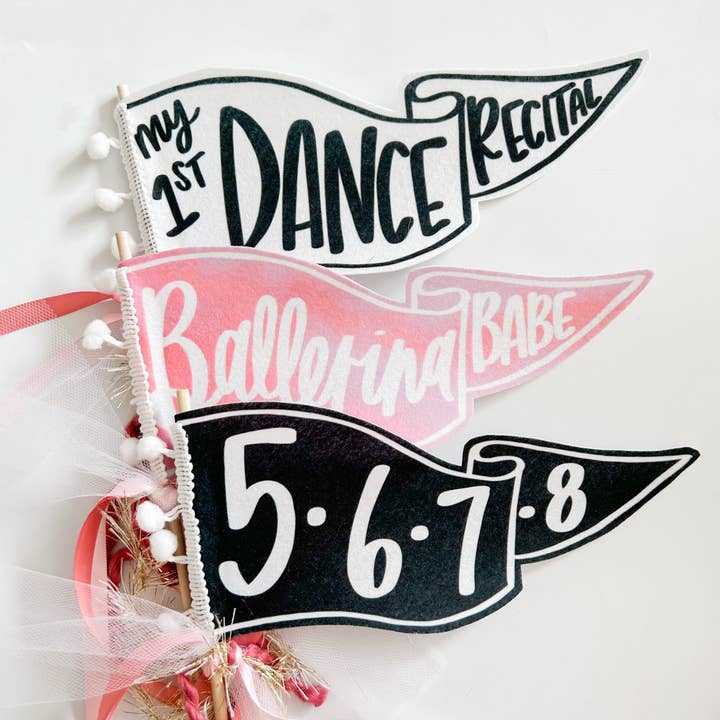 Goldie Letter Company - Wholesale Party Sign/Banner - Dance Recital Pennant Flag