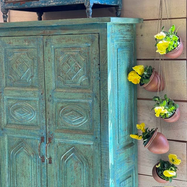 Asia West – Großhandel Pflanzenampel – Terrakotta-Hängepflanzgefäße (Satz von 5)4