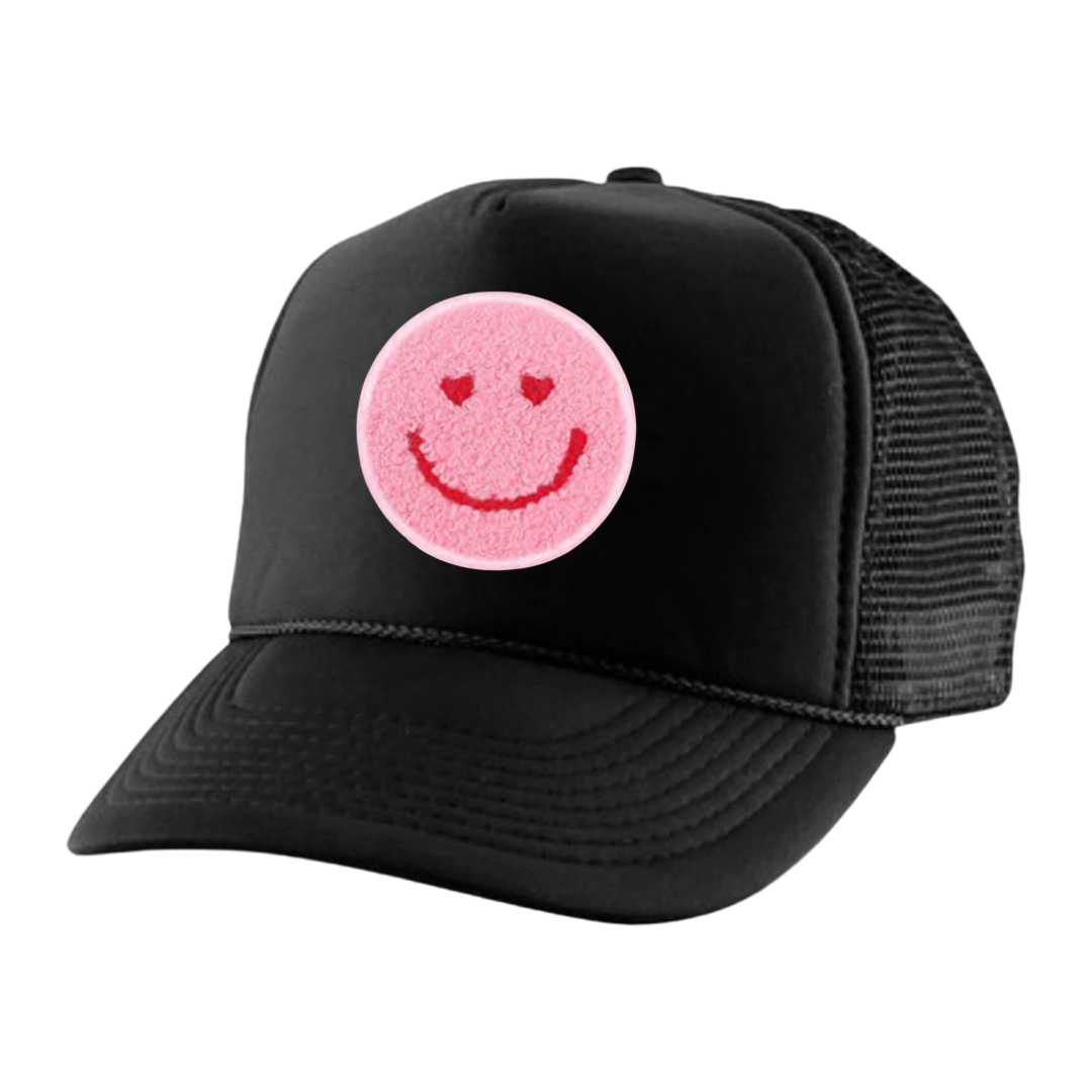 OURHHAUS - Wholesale Trucker Hat - Women's - Smiley Trucker Hat5