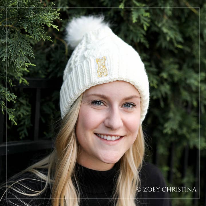 Zoey Christina - Wholesale Beanie - Women's - French Bulldog Winter Hat