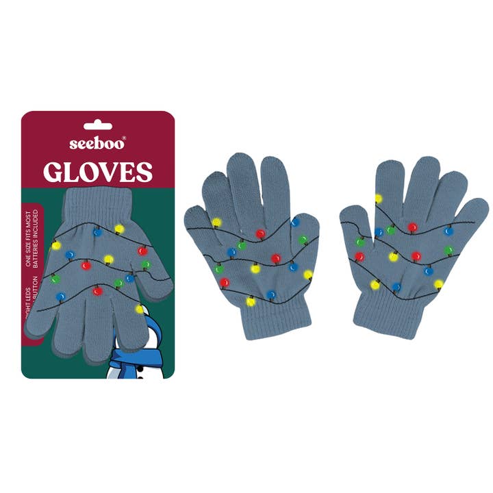 The American Gift Company (TAGCO) - Wholesale Gloves - Women's - LED Light Up Knit Gloves – Adult Size