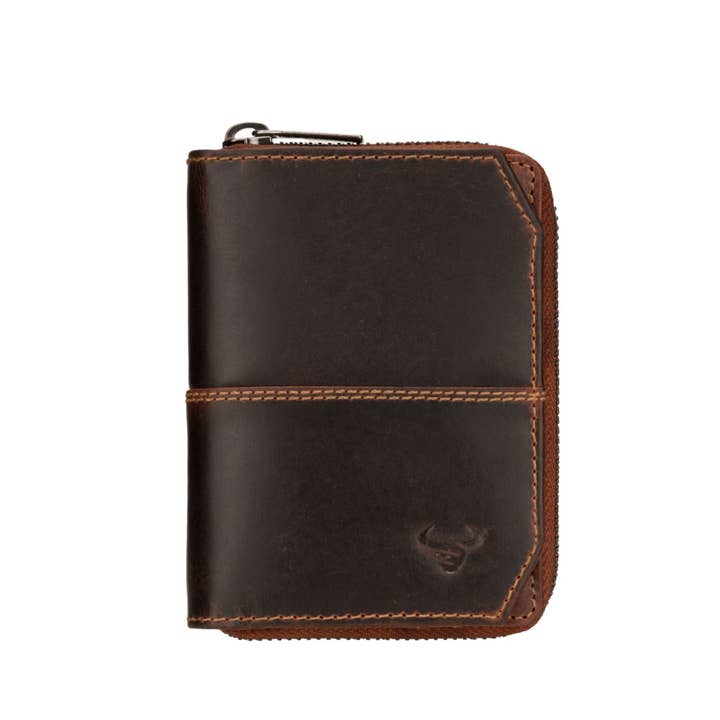 Nora Leather Wallet – Women – Chestnut for wholesale by Minori Leather