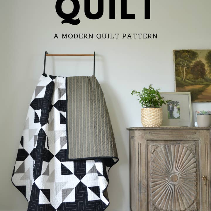 Sewn - Wholesale Craft Sewing Kit - Bedroom Quilt PAPER Pattern6